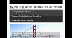 Desktop Screenshot of bayareanoisecontrol.com